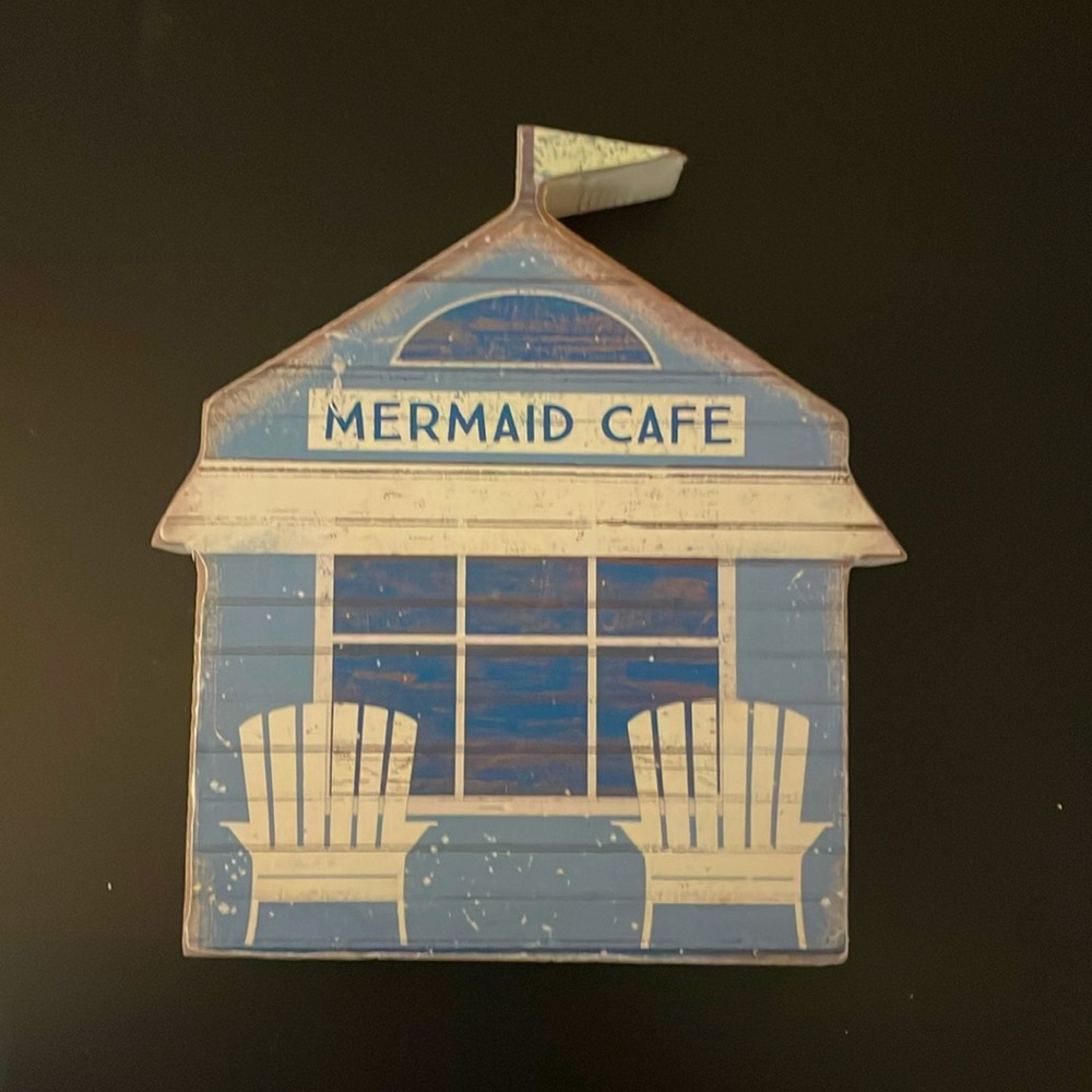 Mermaid Cafe Table Top or Shelf Decor